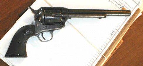 [Colt pistol]